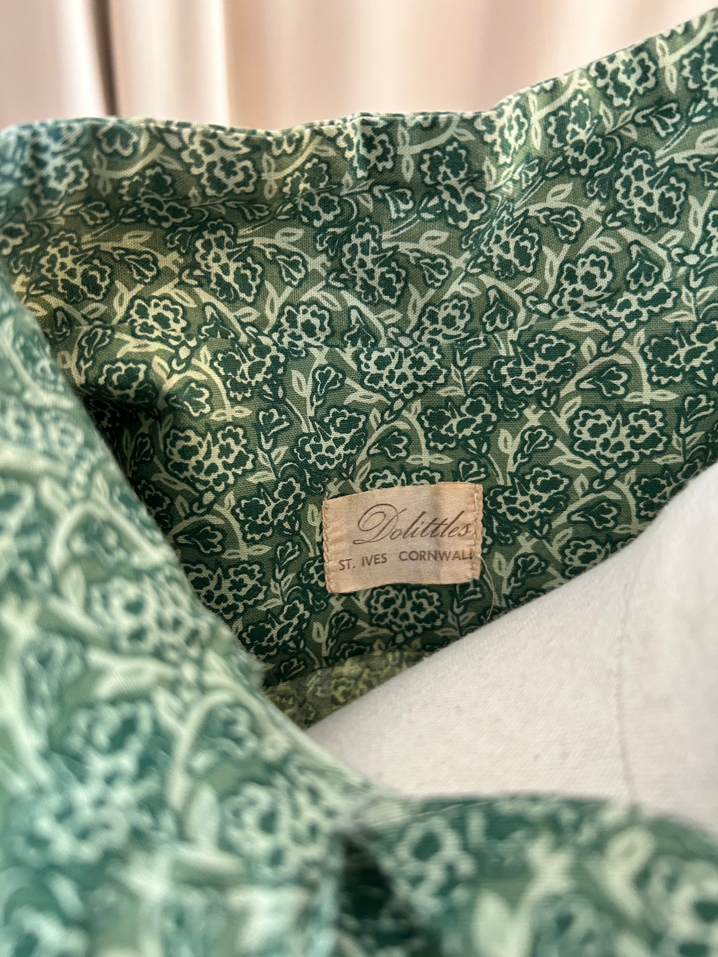 Green Floral Prairie Babydoll
