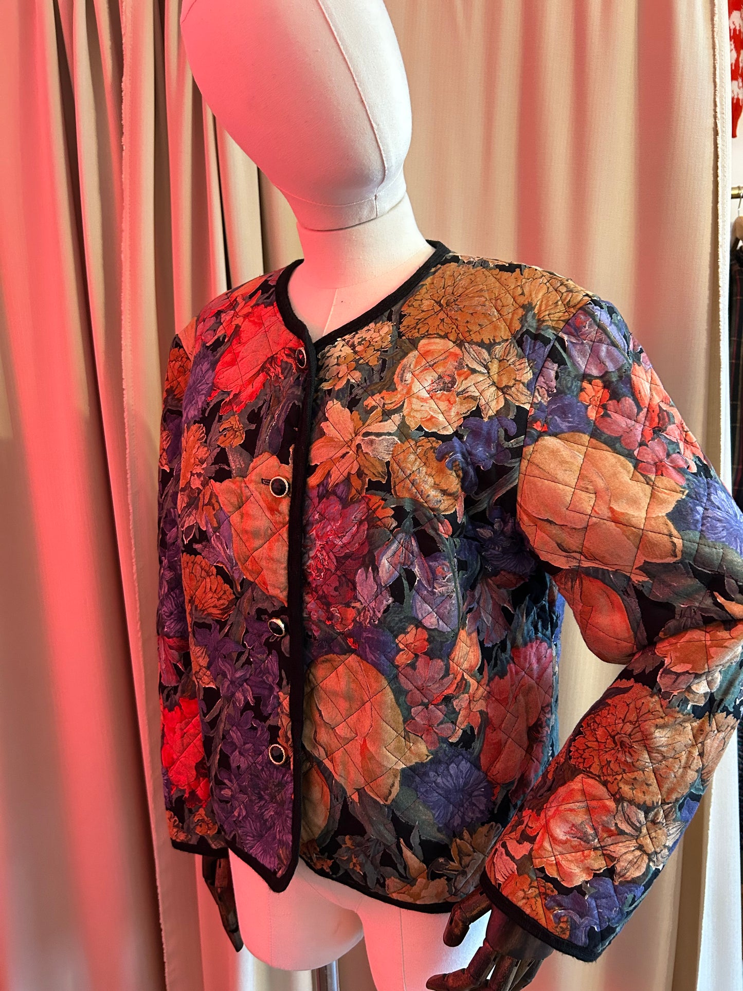 Quilted Floral Jacket