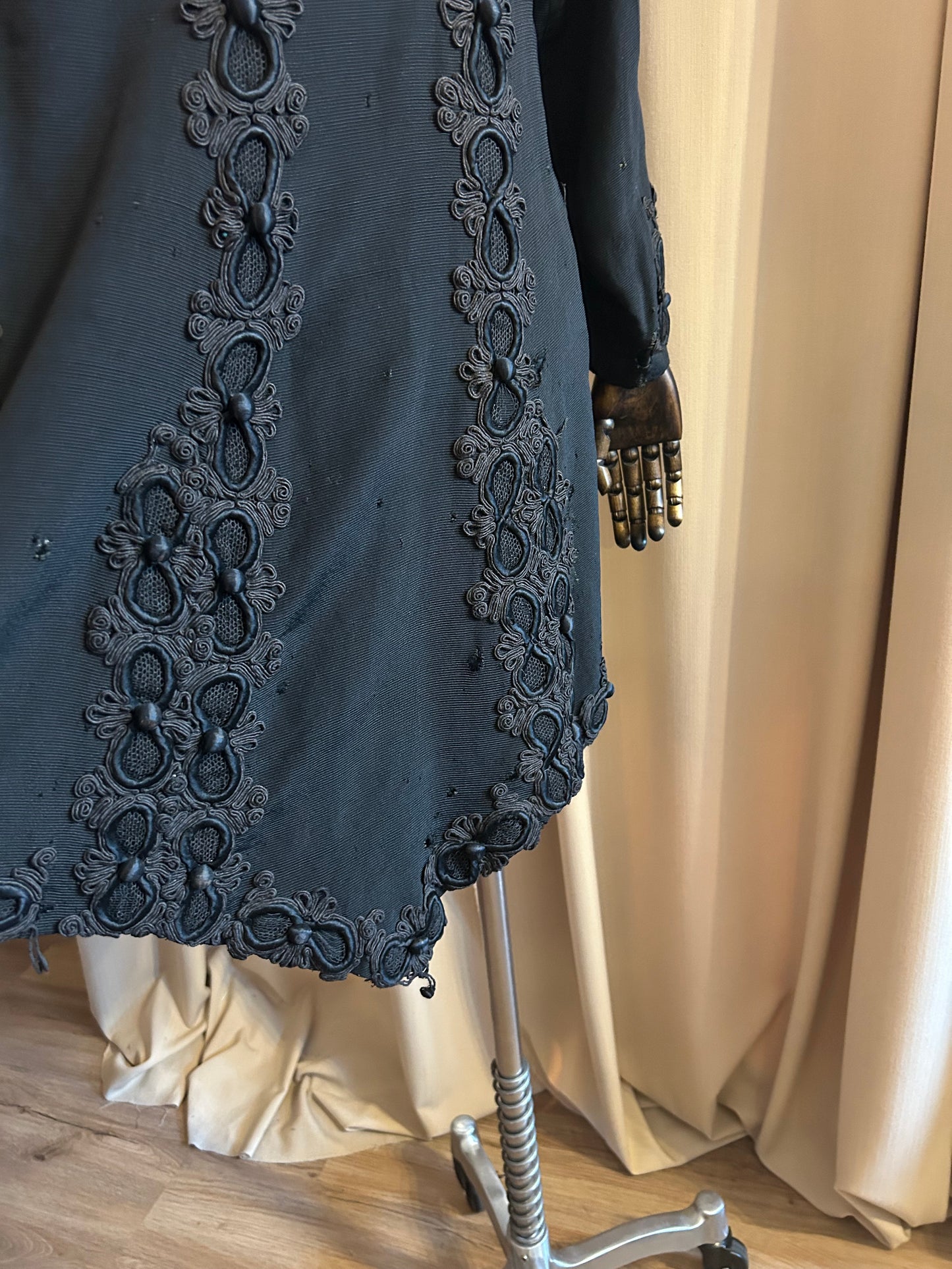 Victorian Embellished Mourning Jacket