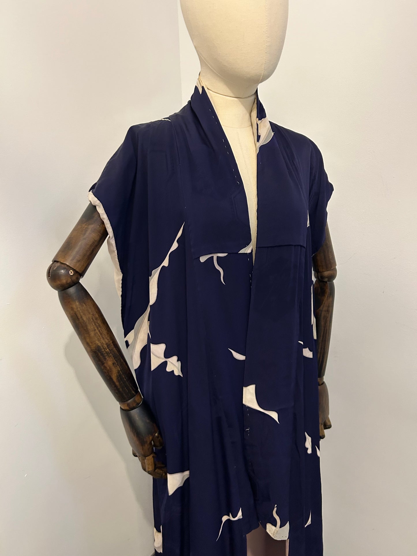 Pure Silk Sleeveless kimono Jacket