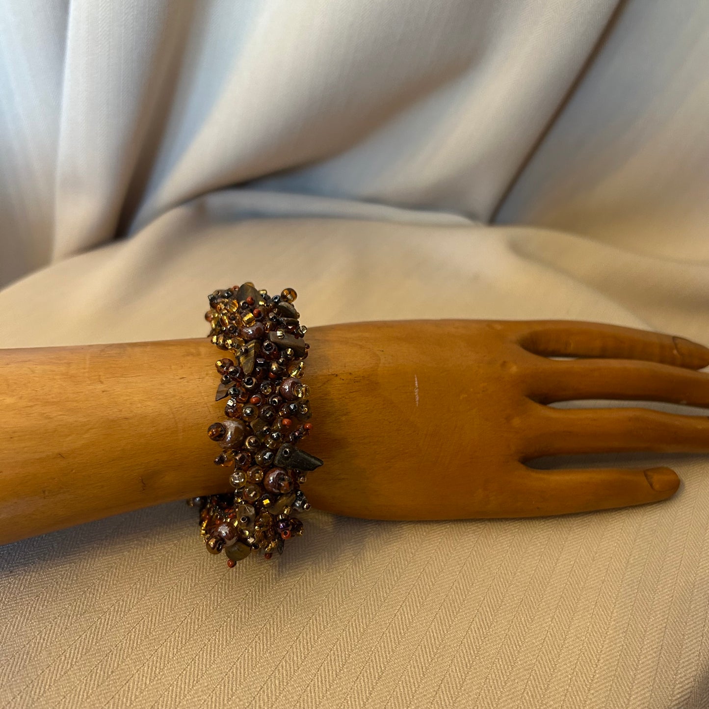 Brown Beaded Bracelet