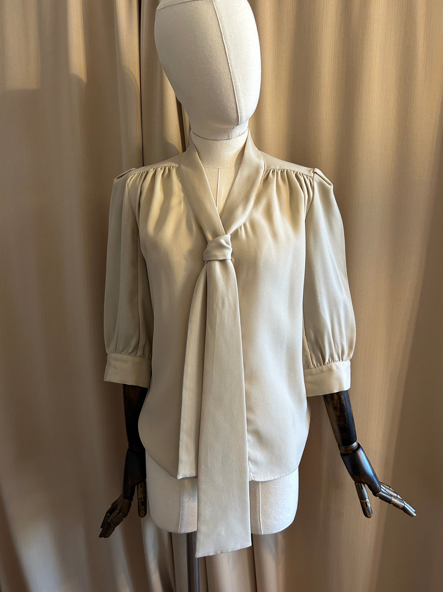 Beige Mulberry Blouse