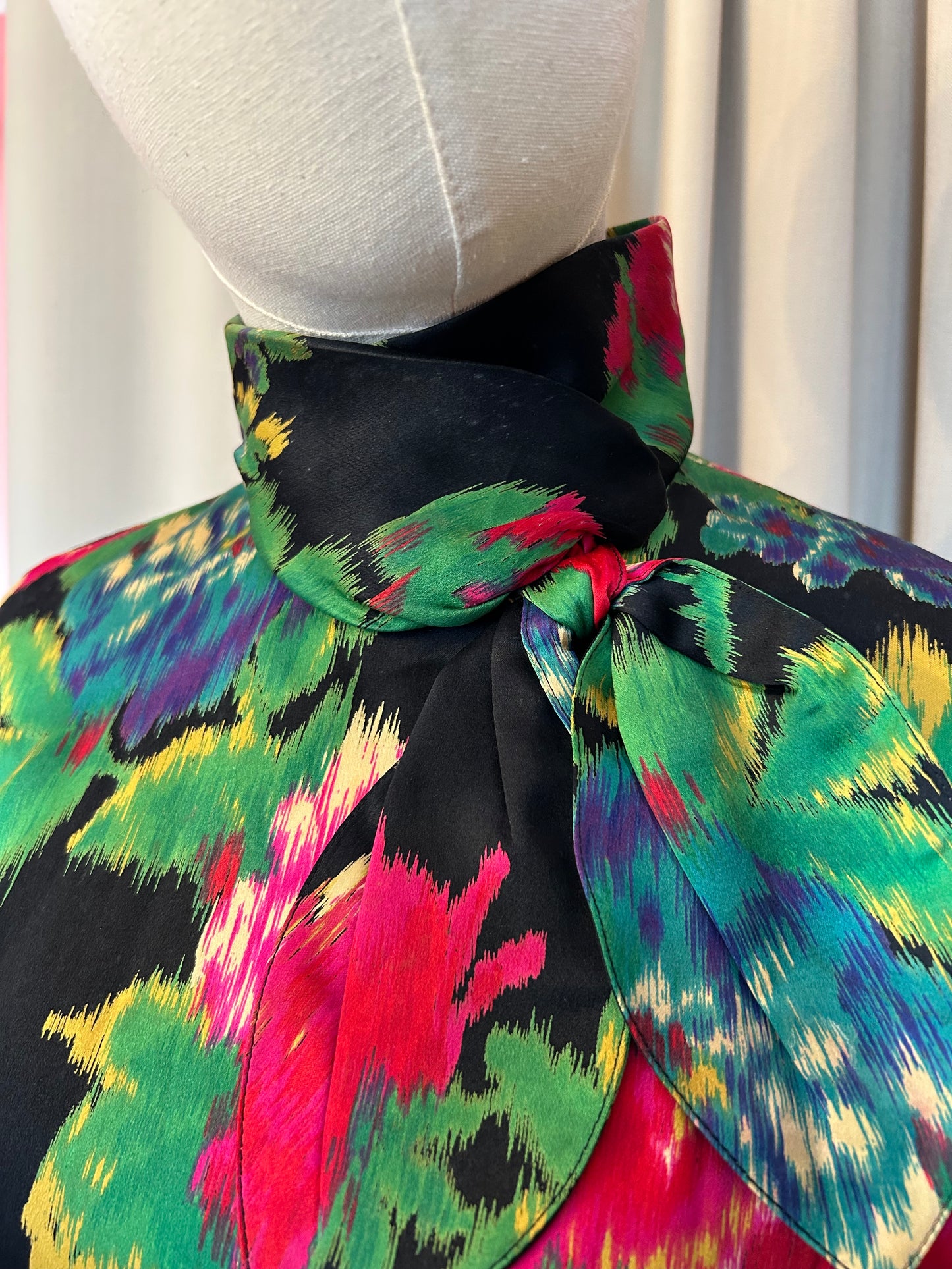 Silk Floral Printed Blouse