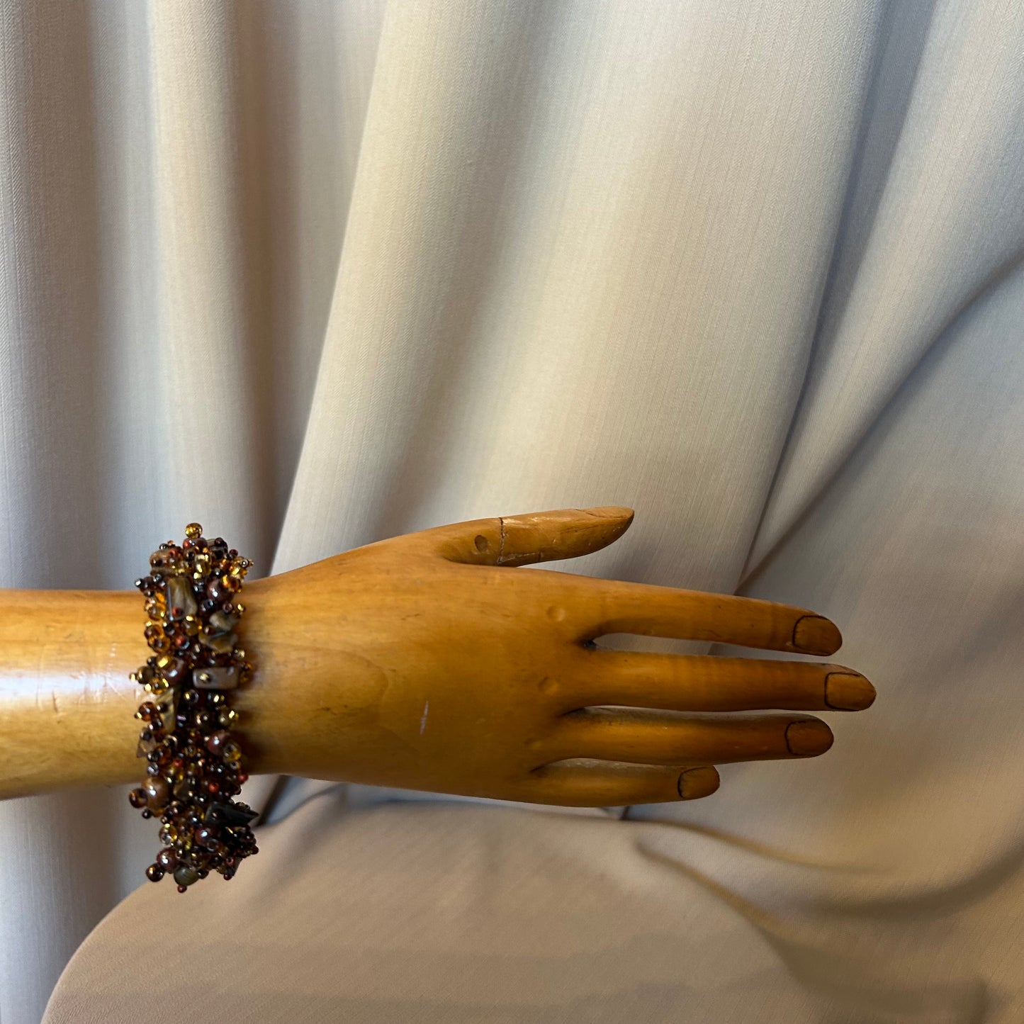 Brown Beaded Bracelet