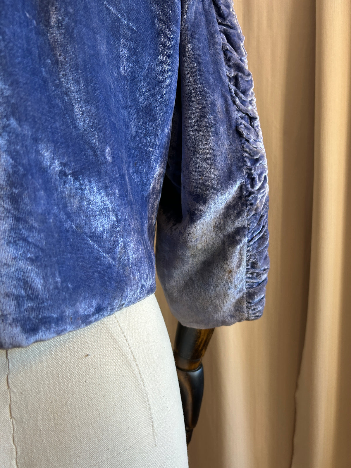 Sky Blue Velvet Jacket