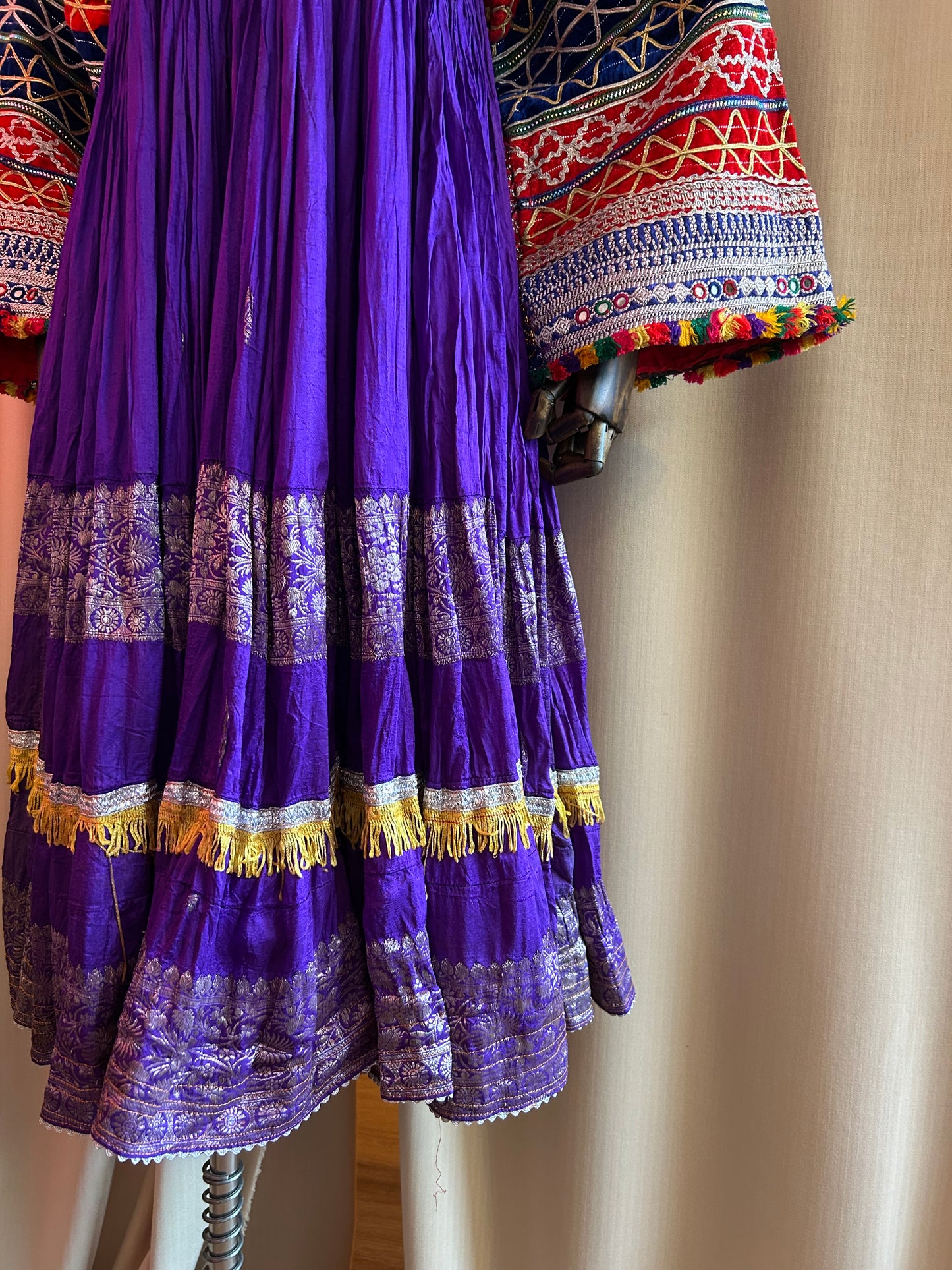 Antique Embroidered Kuchi Dress