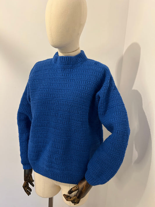 Electric Blue Knitted Jumper