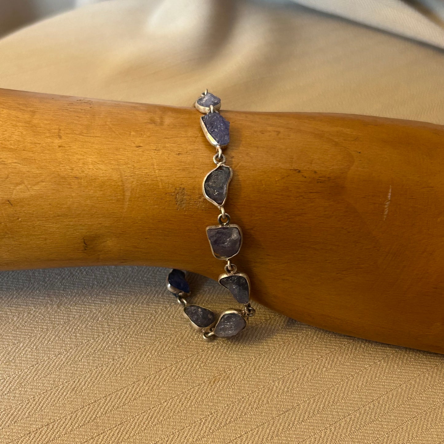 Raw Tanzanite Bracelet