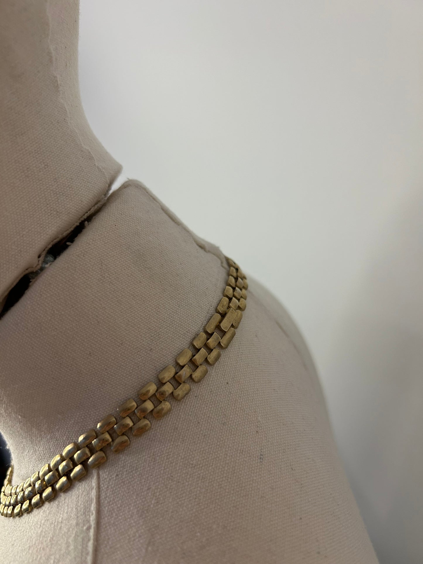 Chain Link Gold Tone Necklace