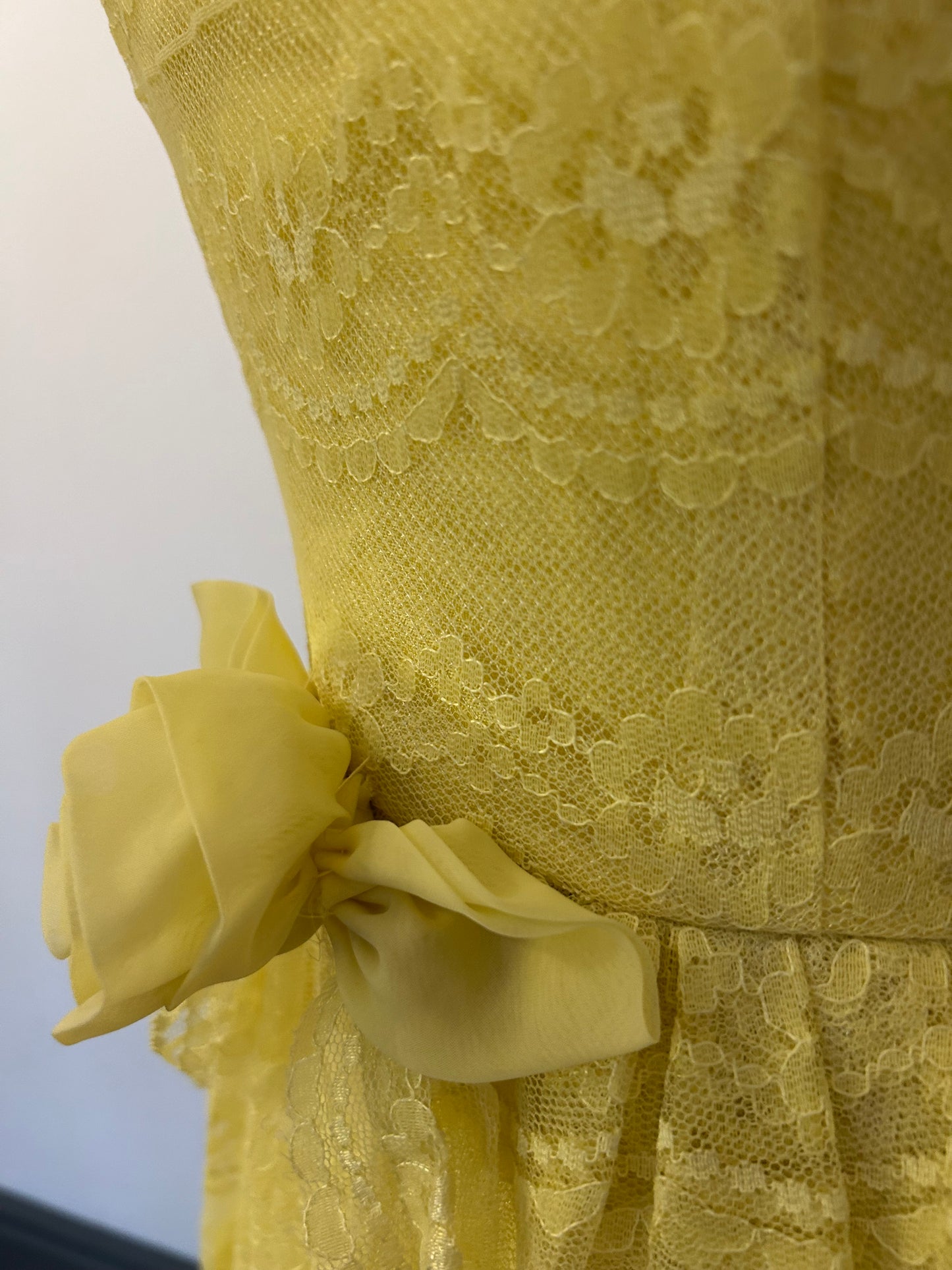 Yellow Lace Dress