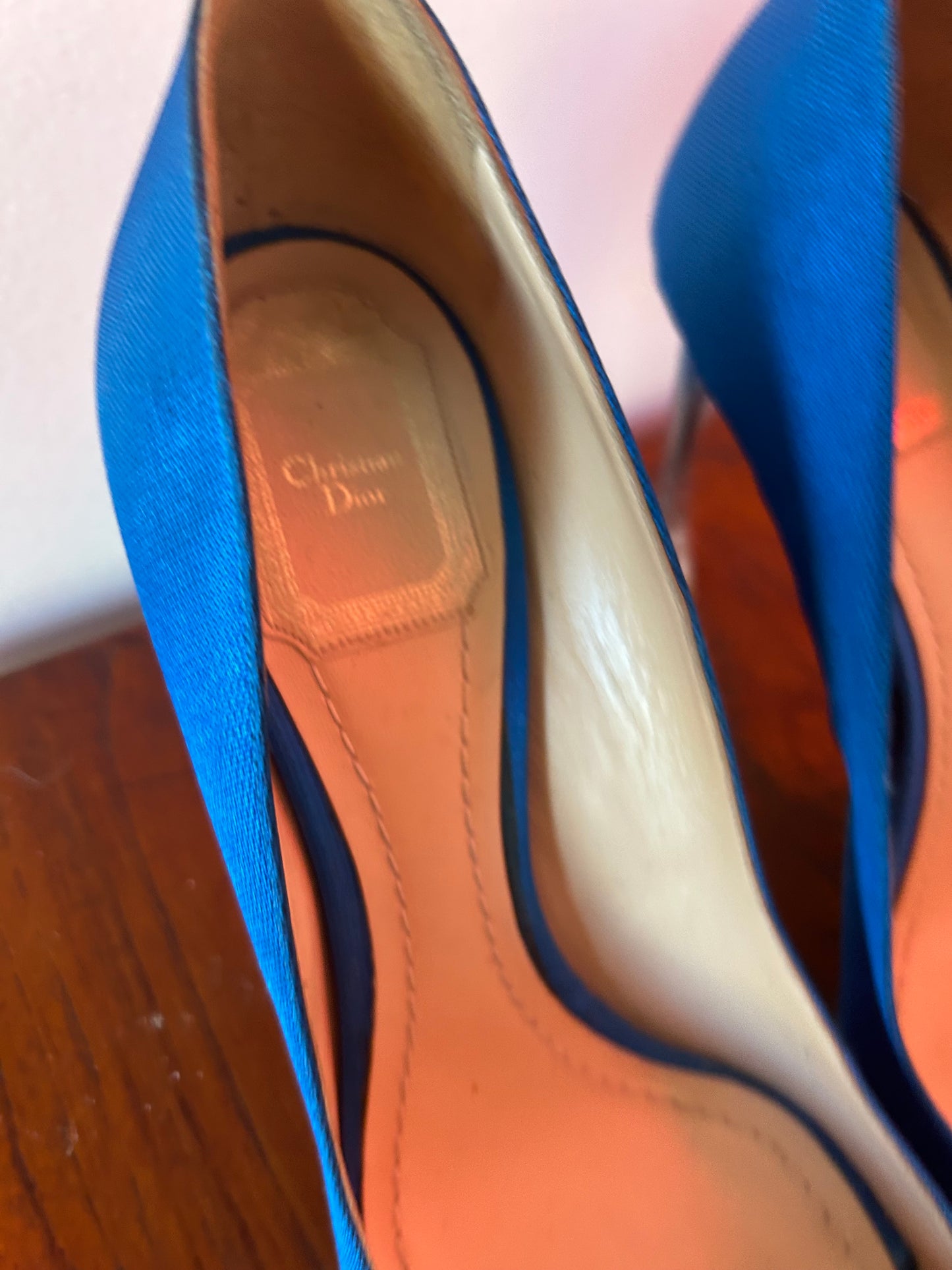 Dior by Raf Simons Electric Blue Heels