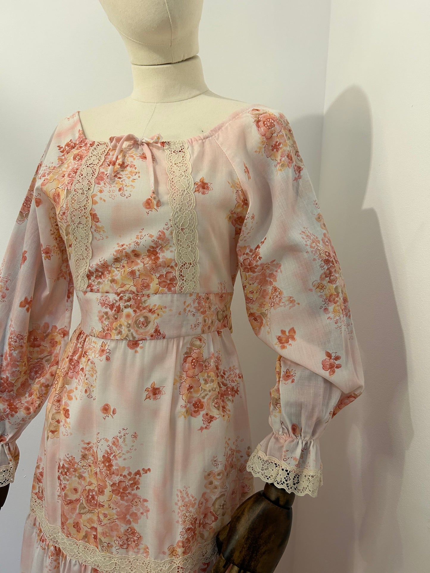 Floral Long Tiered Dress