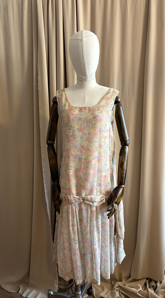 Floral Drop Waist Dress