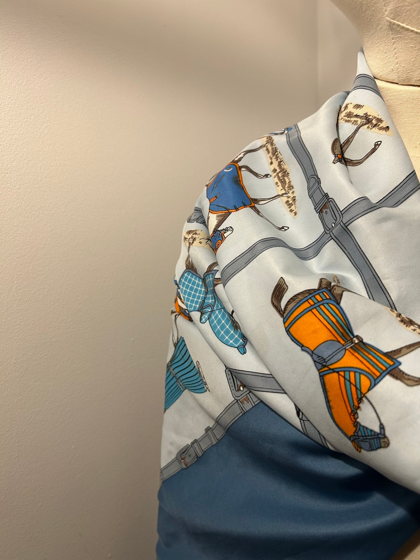 Hermes Large Silk Scarf