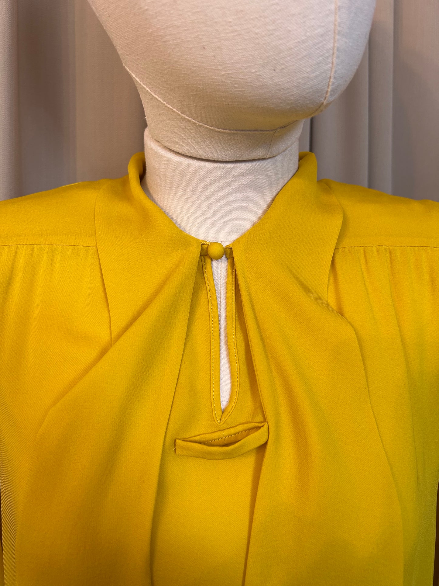 Maison Margiela Silk Pussy Bow Blouse