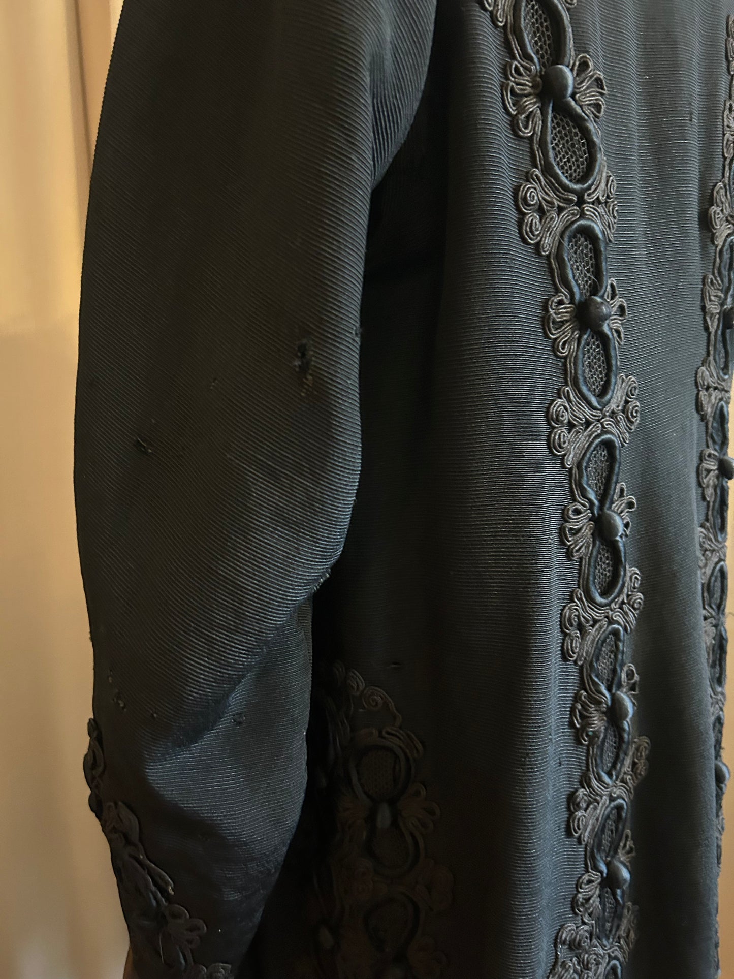 Victorian Embellished Mourning Jacket