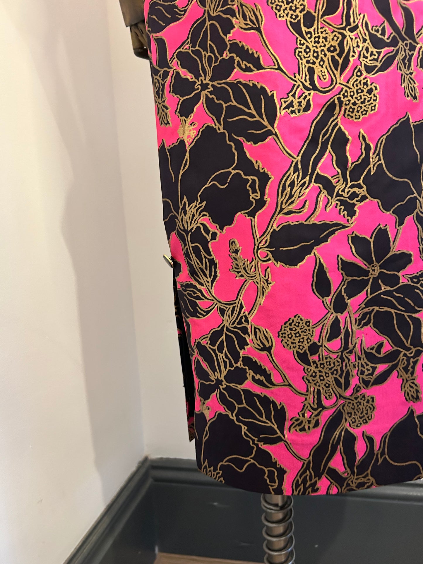 Hot Pink Floral Two Piece