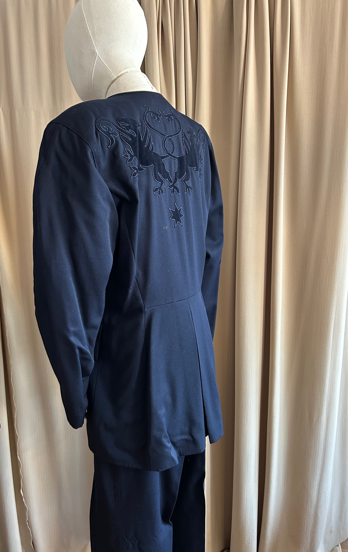 Navy Trouser Suit