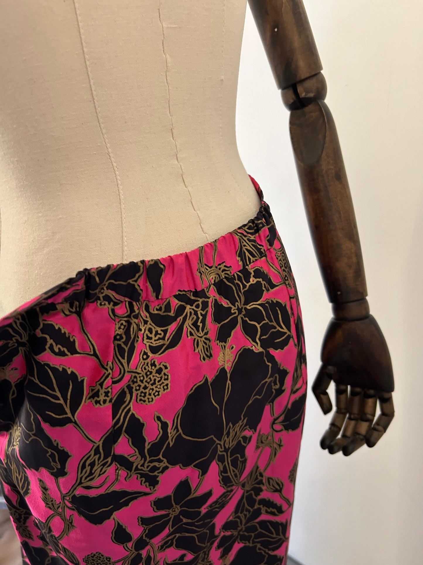 Hot Pink Floral Two Piece