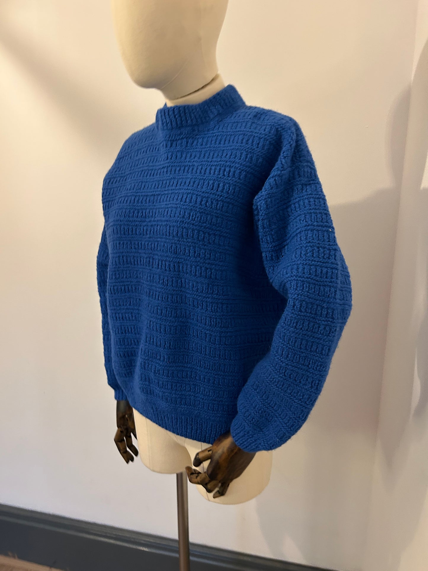 Electric Blue Knitted Jumper