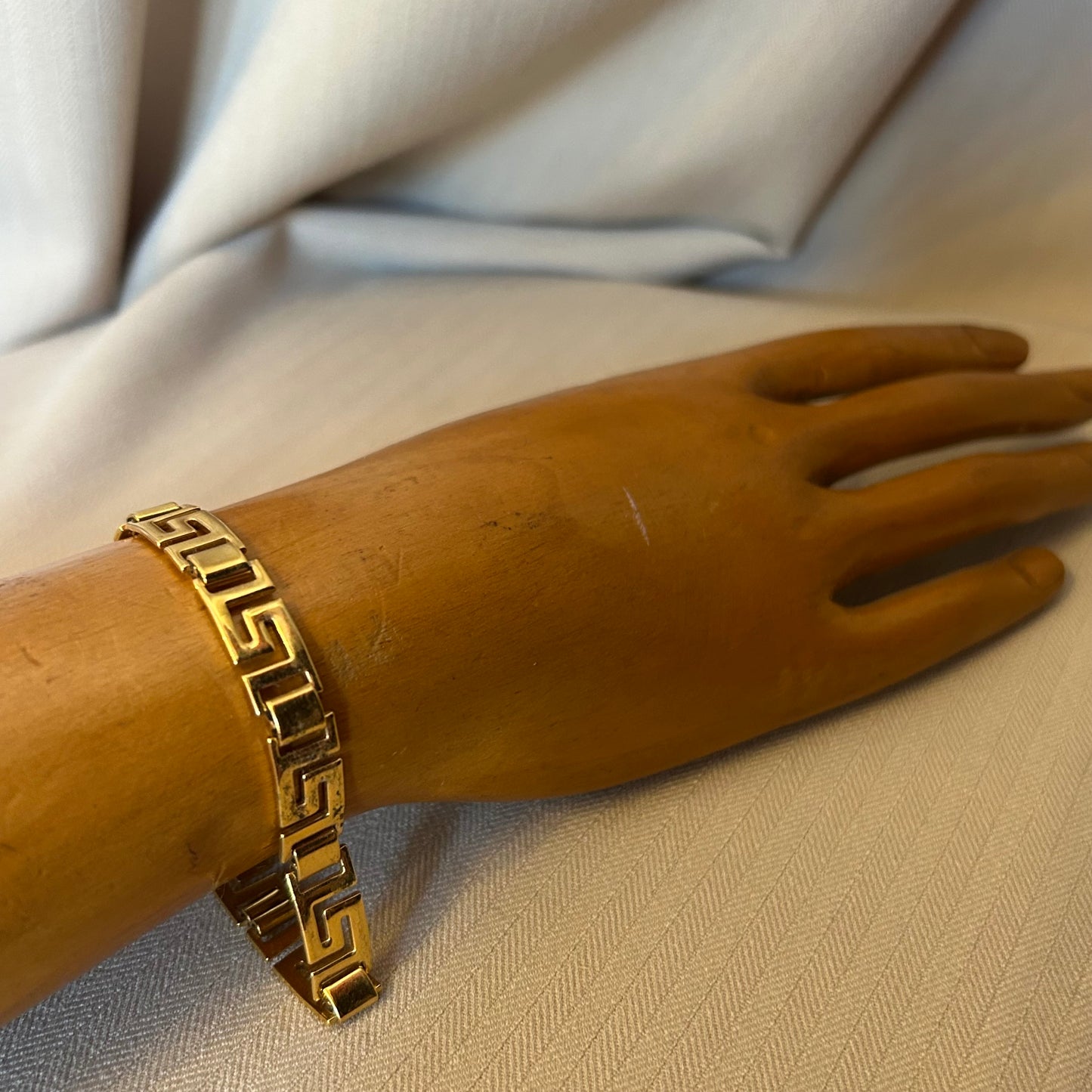 Greek Key Link Bracelet