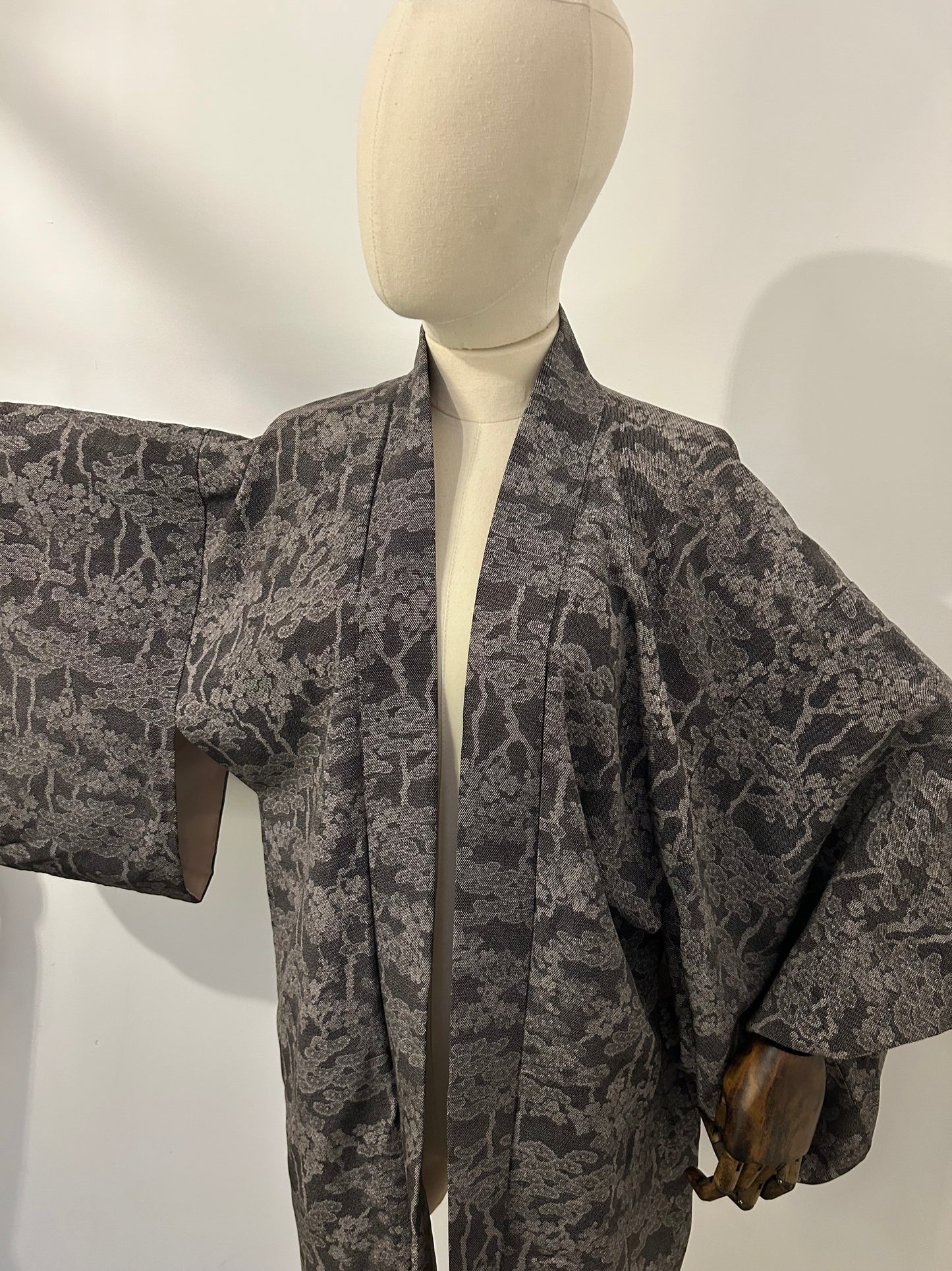 Grey Printed Haori
