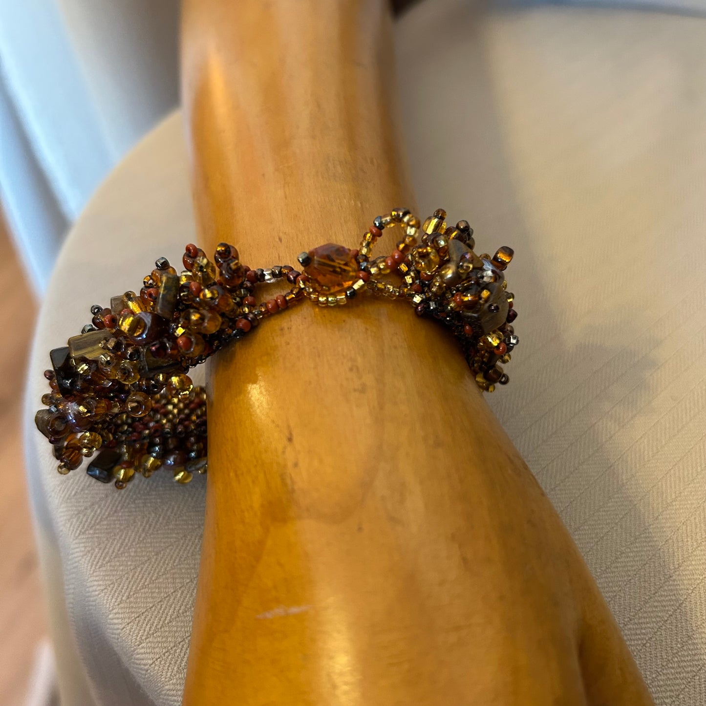 Brown Beaded Bracelet