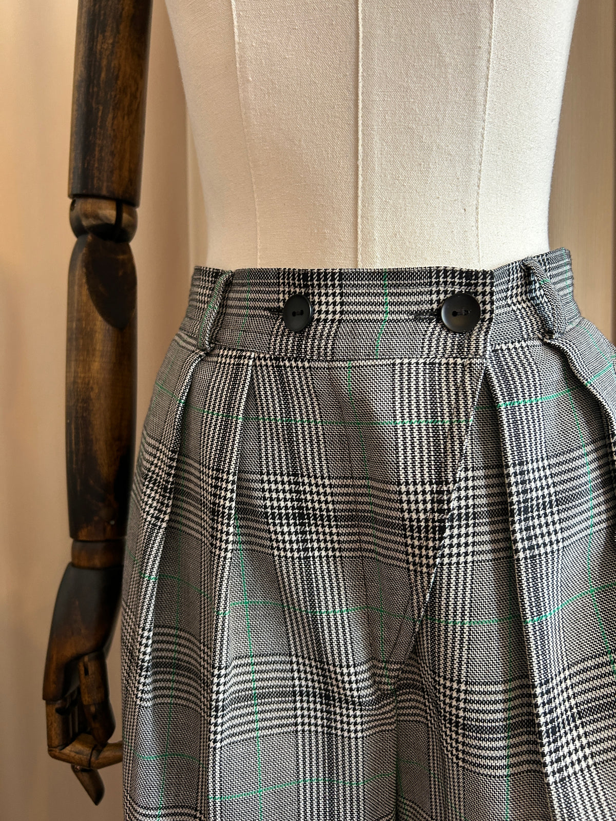 Escada Check Trousers
