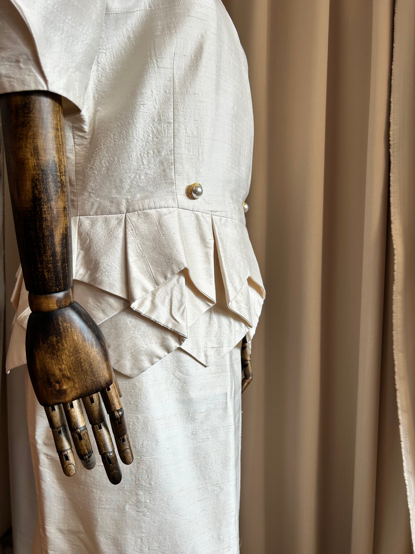 Silk Skirt Suit