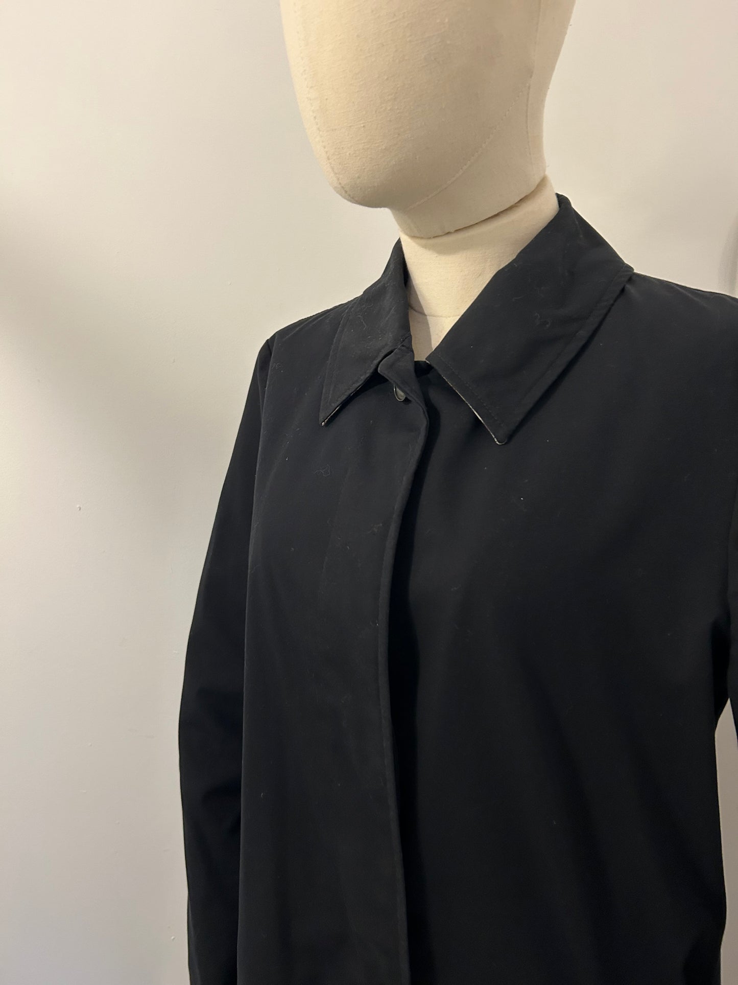Black Aquascutum Trench