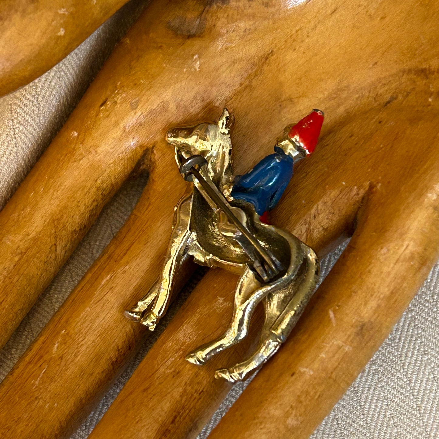 Mounted Horse Brooch