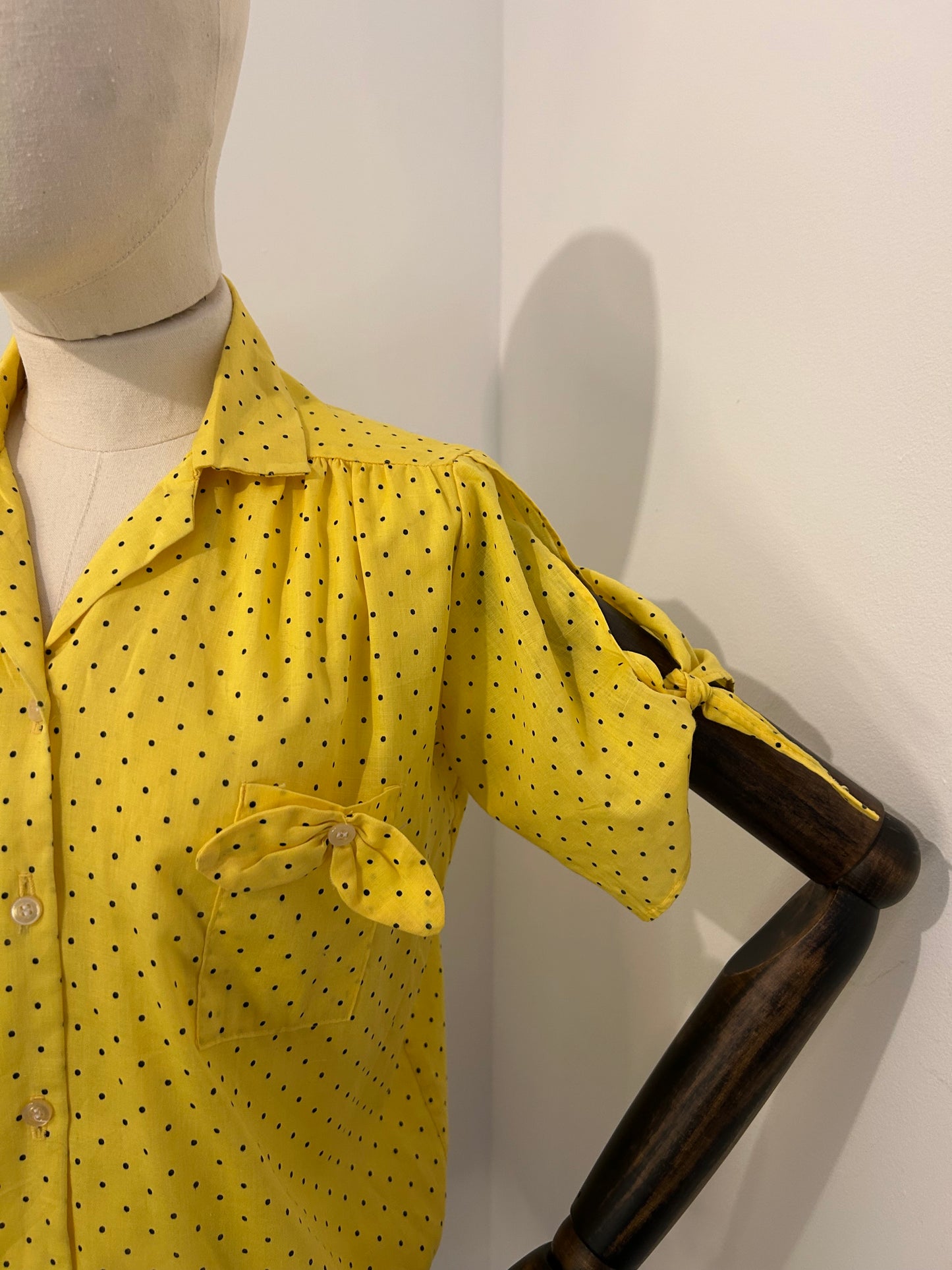 Yellow Polka Dot Blouse