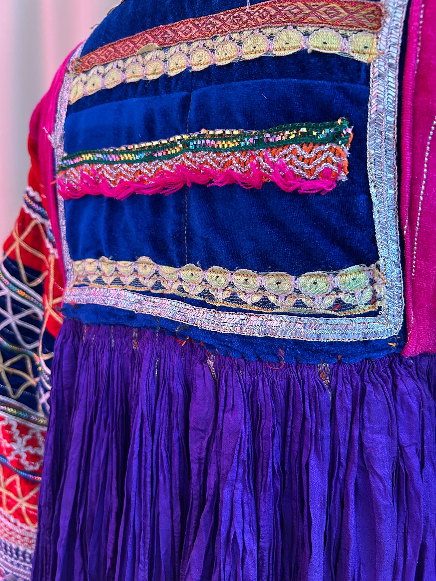 Antique Embroidered Kuchi Dress