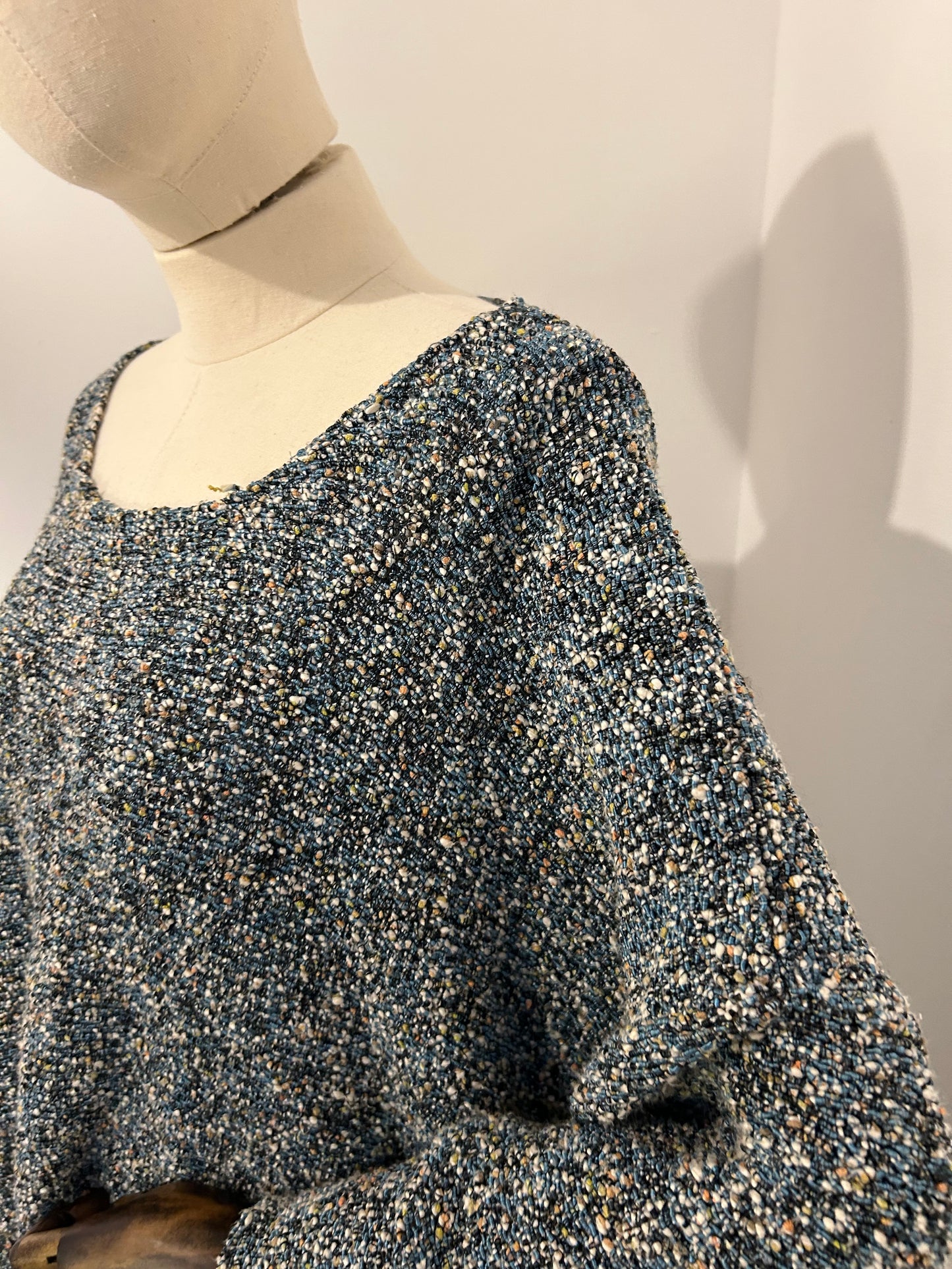 Eskandar Blue Knit Jumper