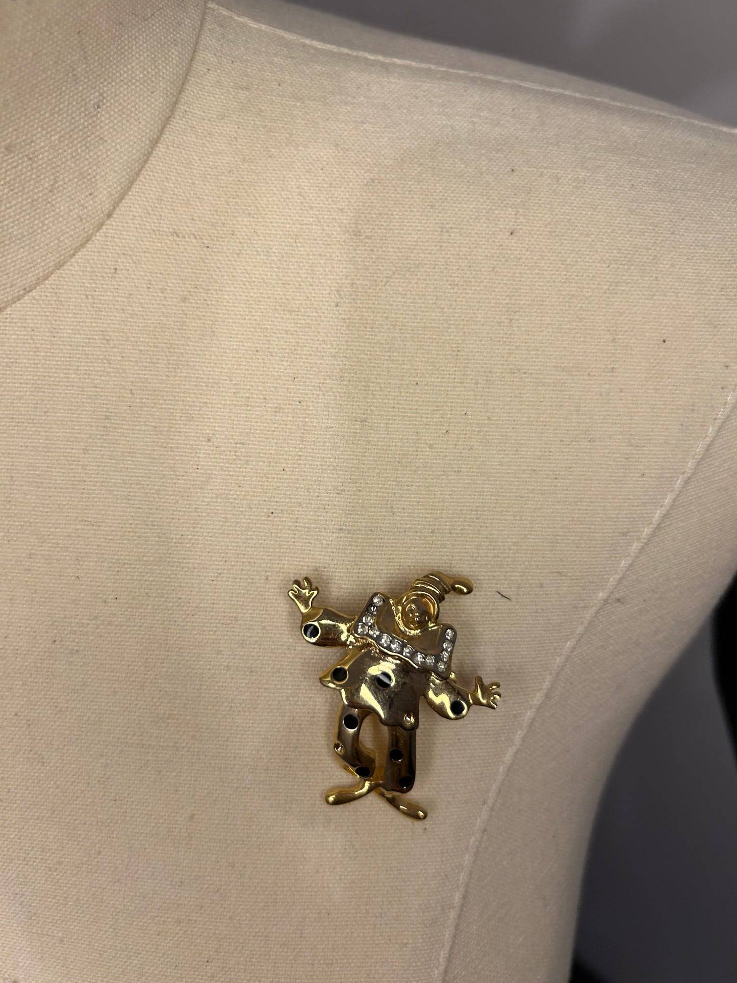 Articulated Clown Brooch