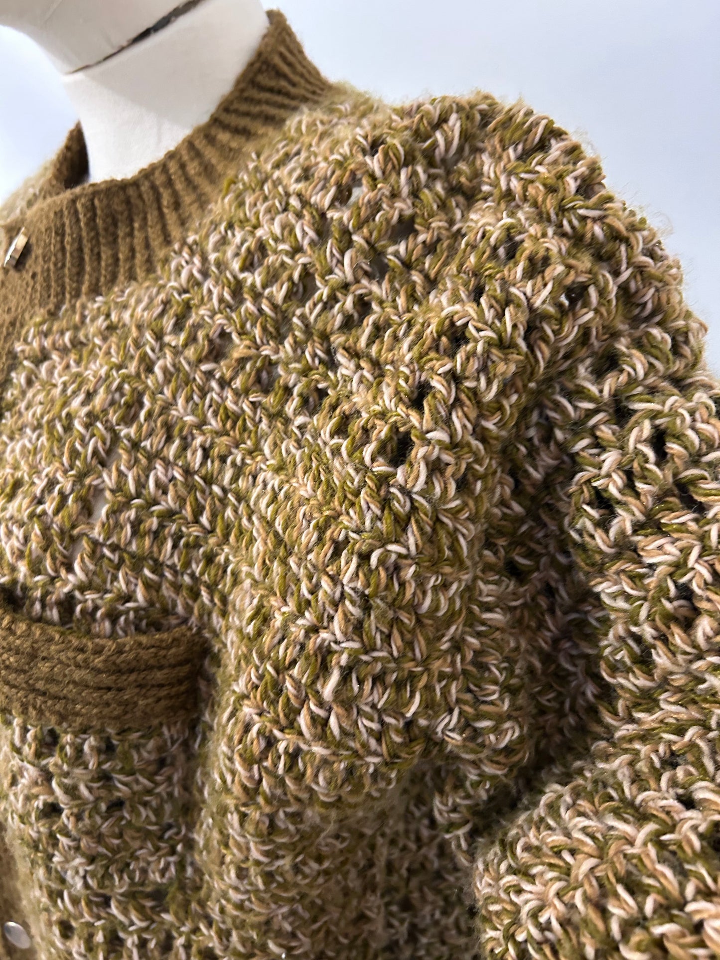 Chunky Brown Cardigan