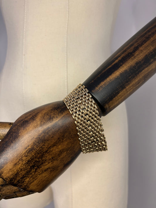 Statement Gold Tone Chain Link Bracelet