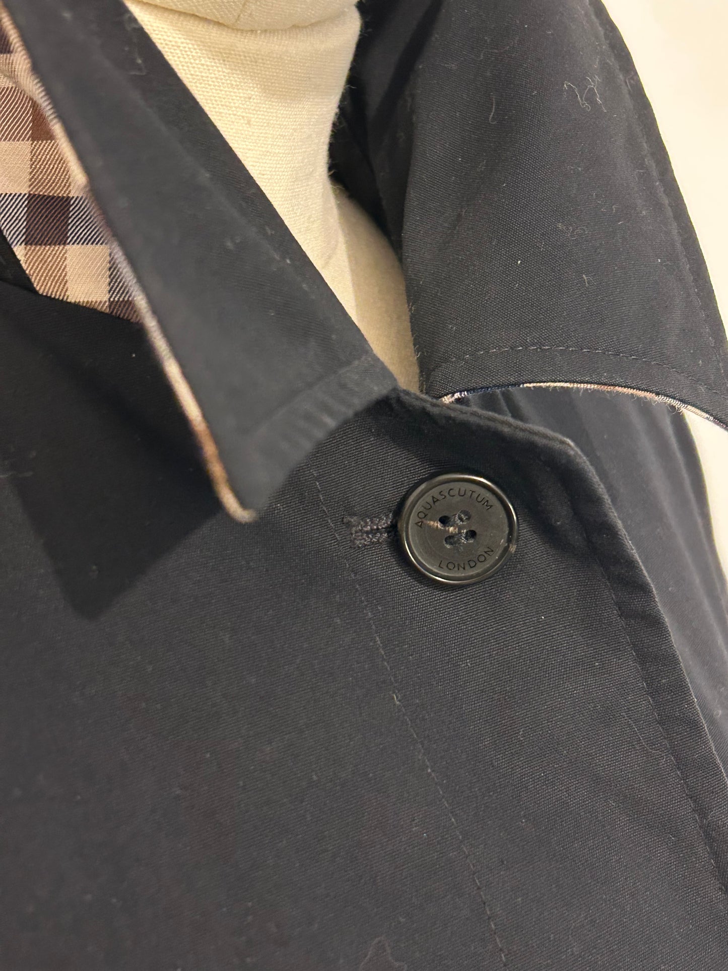 Black Aquascutum Trench