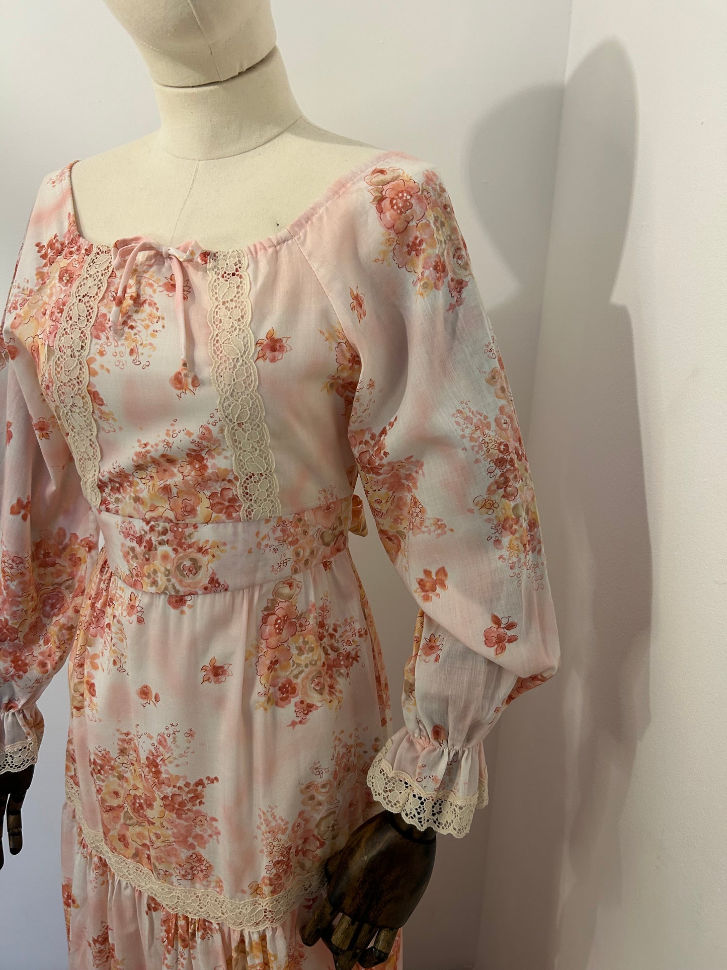 Floral Long Tiered Dress