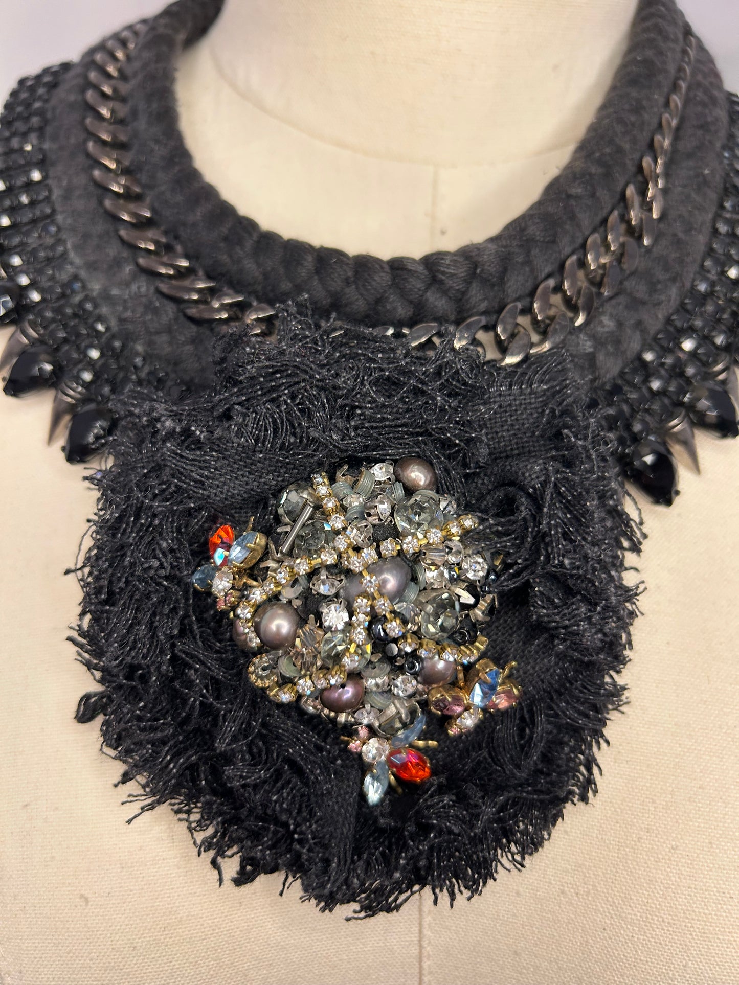 Black Handmade Necklace