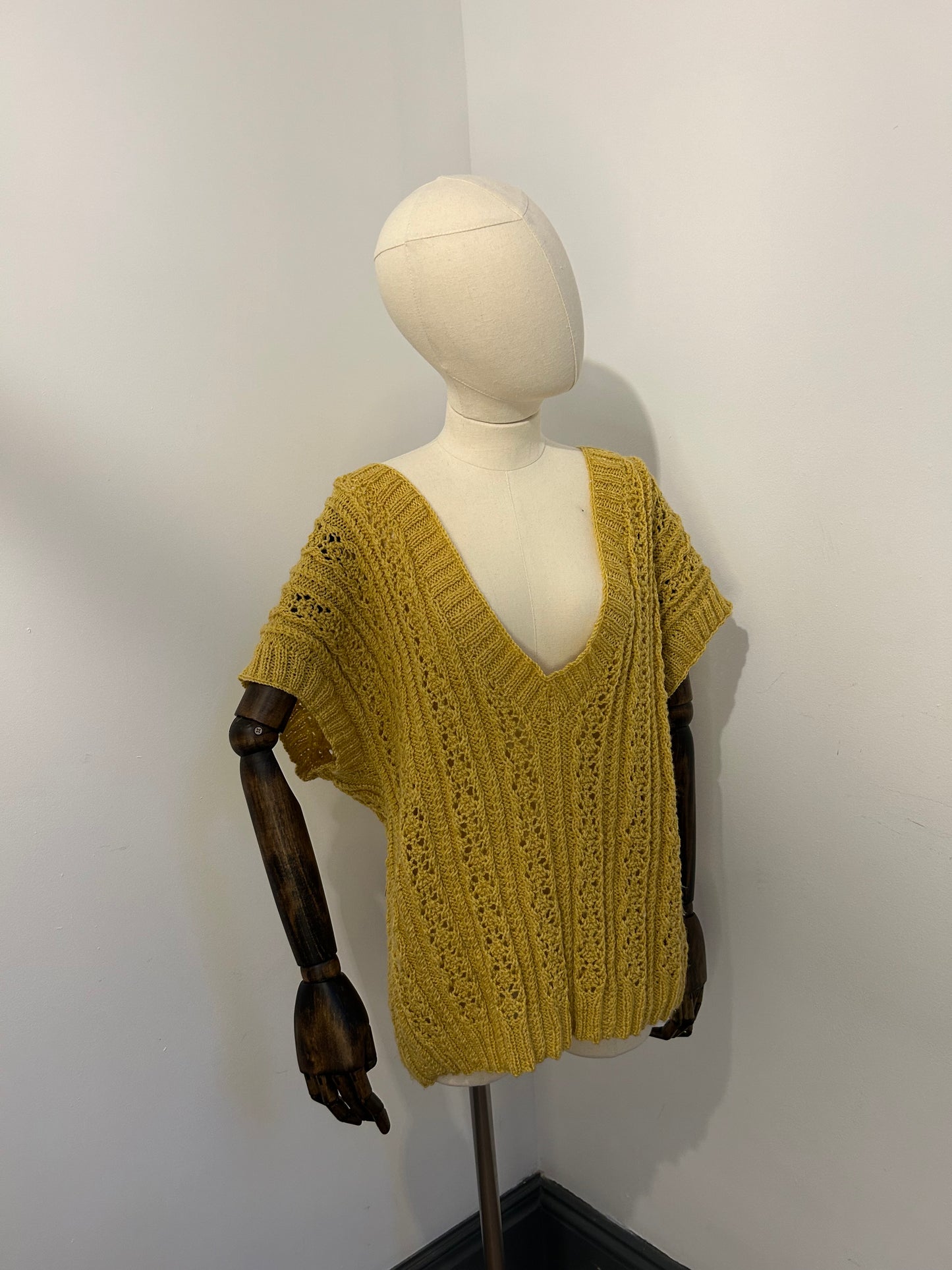 Golden Knitted Tank