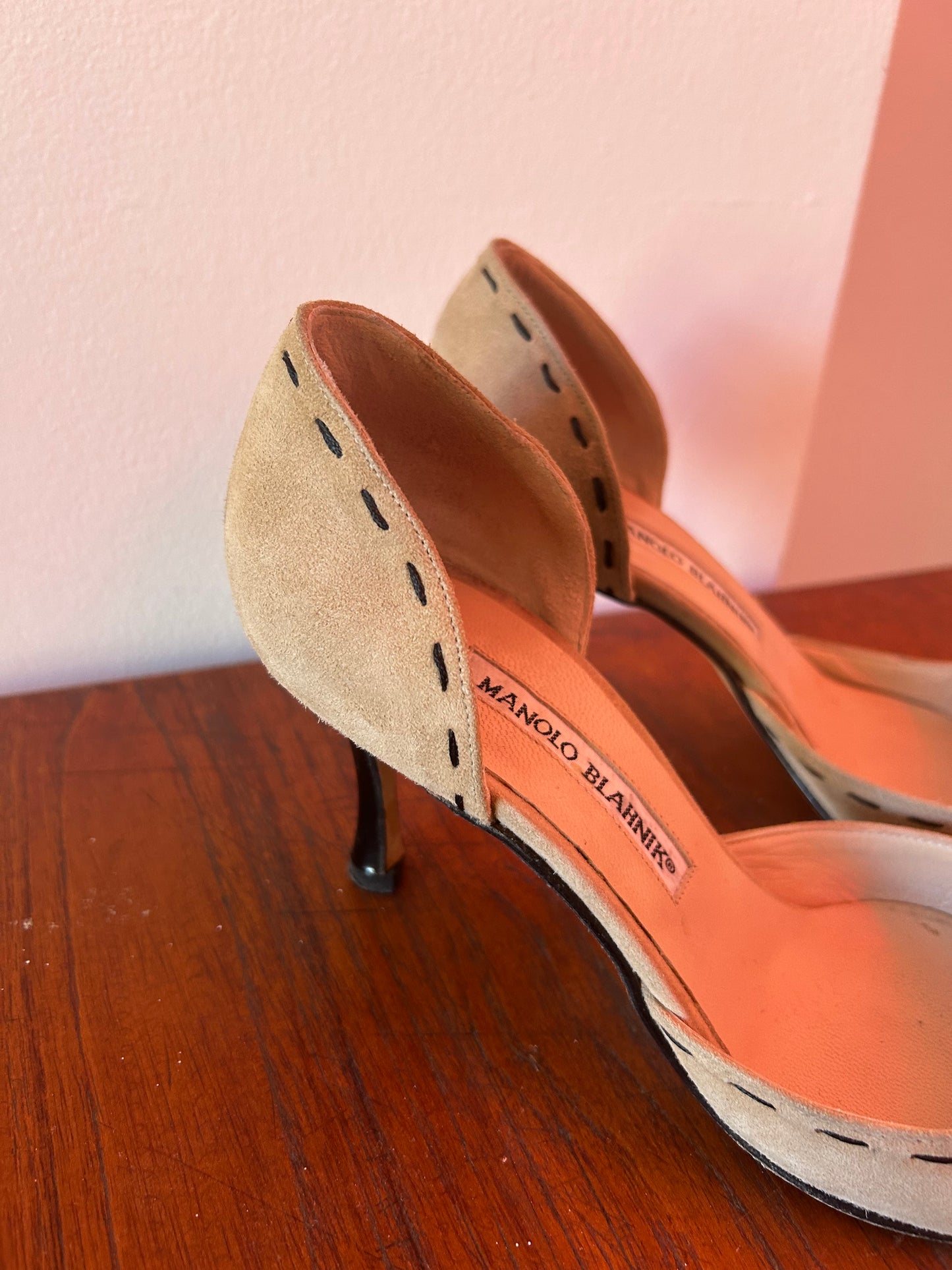 Manolo Blahnik Suede Heels