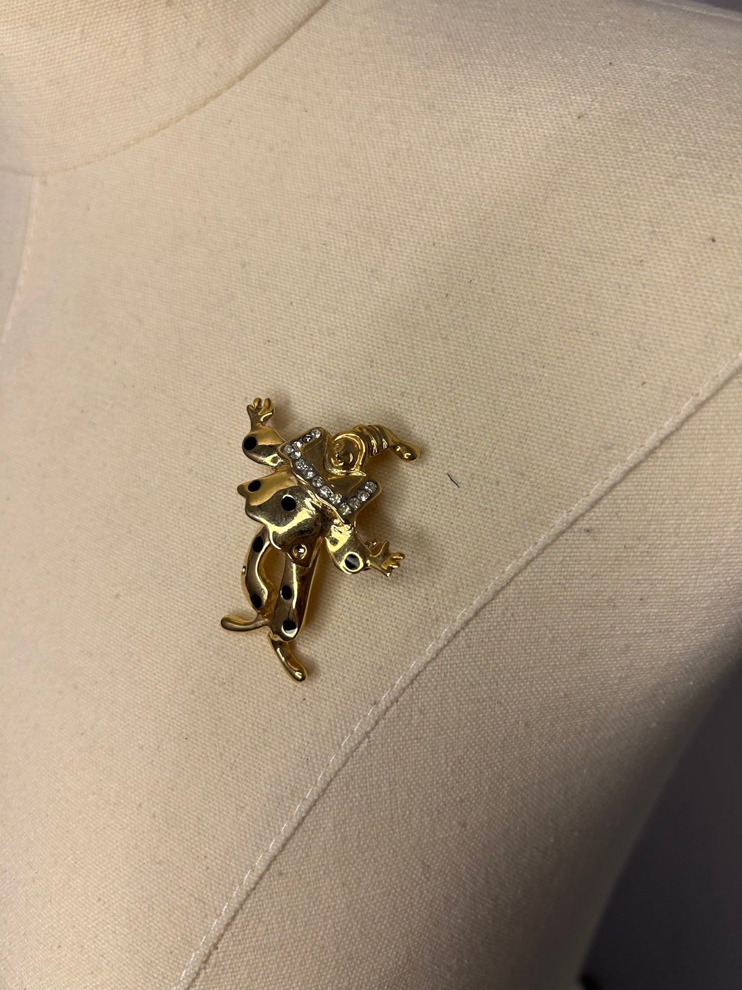 Articulated Clown Brooch