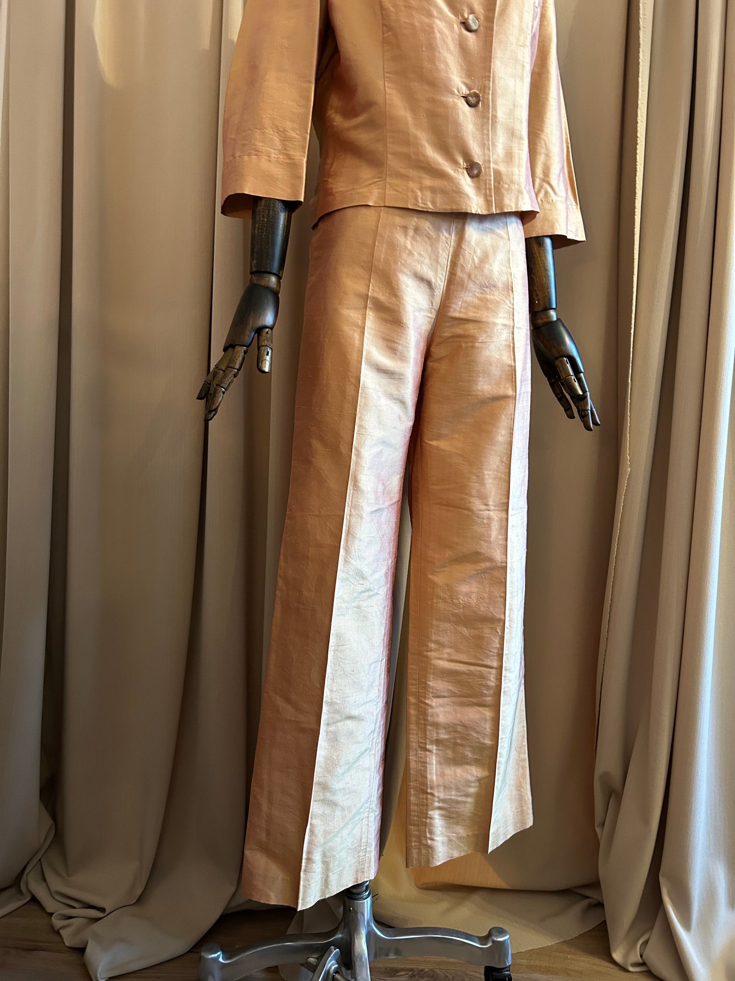 Golden Thai Silk Suit