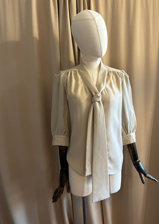 Beige Mulberry Blouse