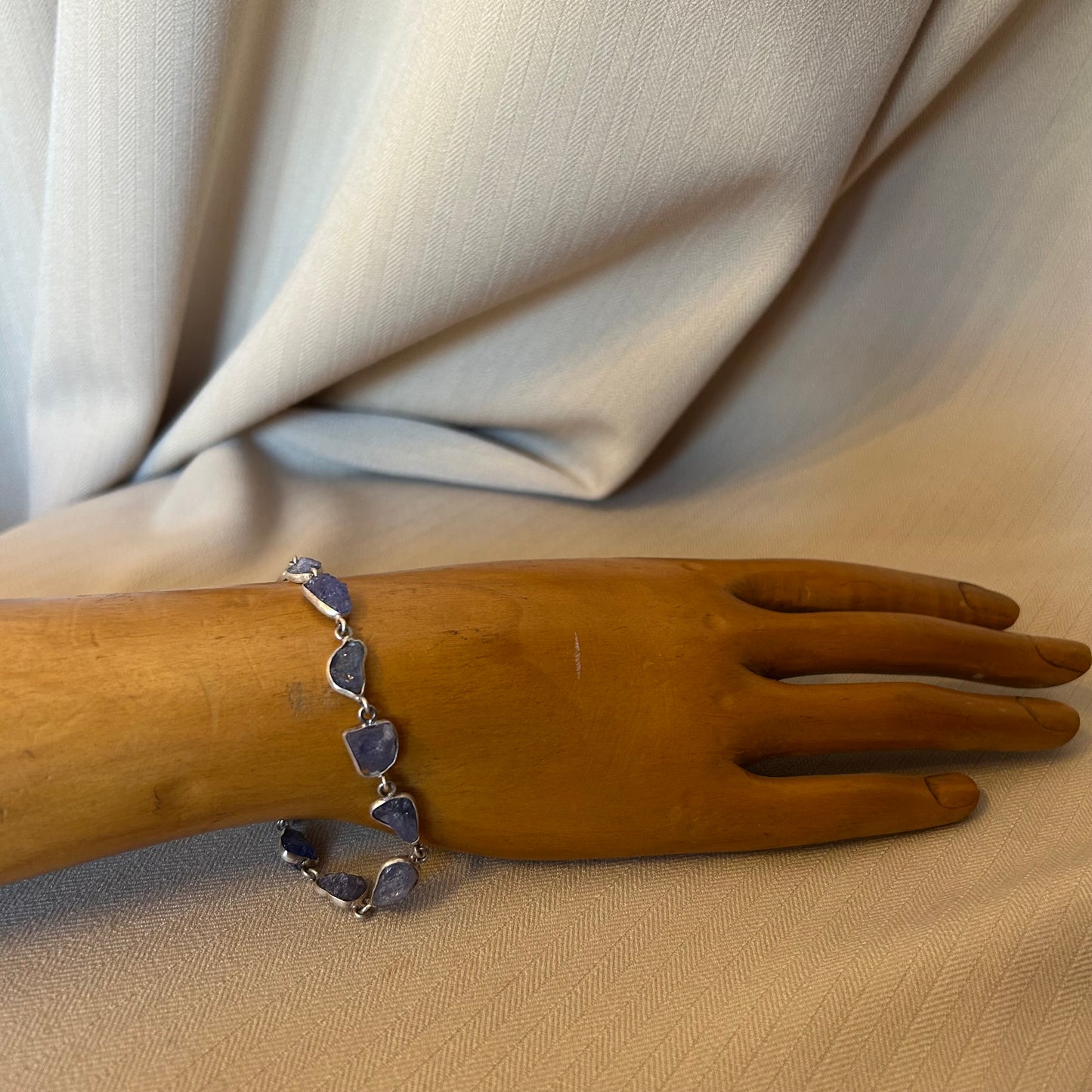 Raw Tanzanite Bracelet