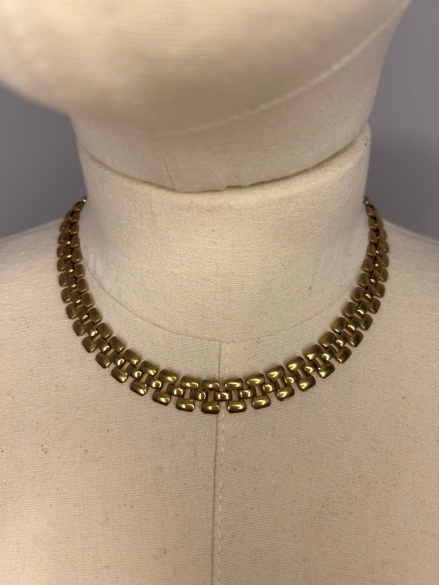 Chain Link Gold Tone Necklace
