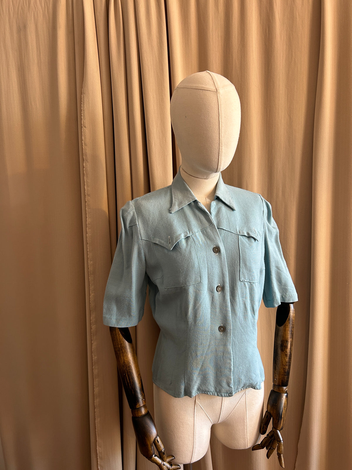 Blue Tailored Shirt