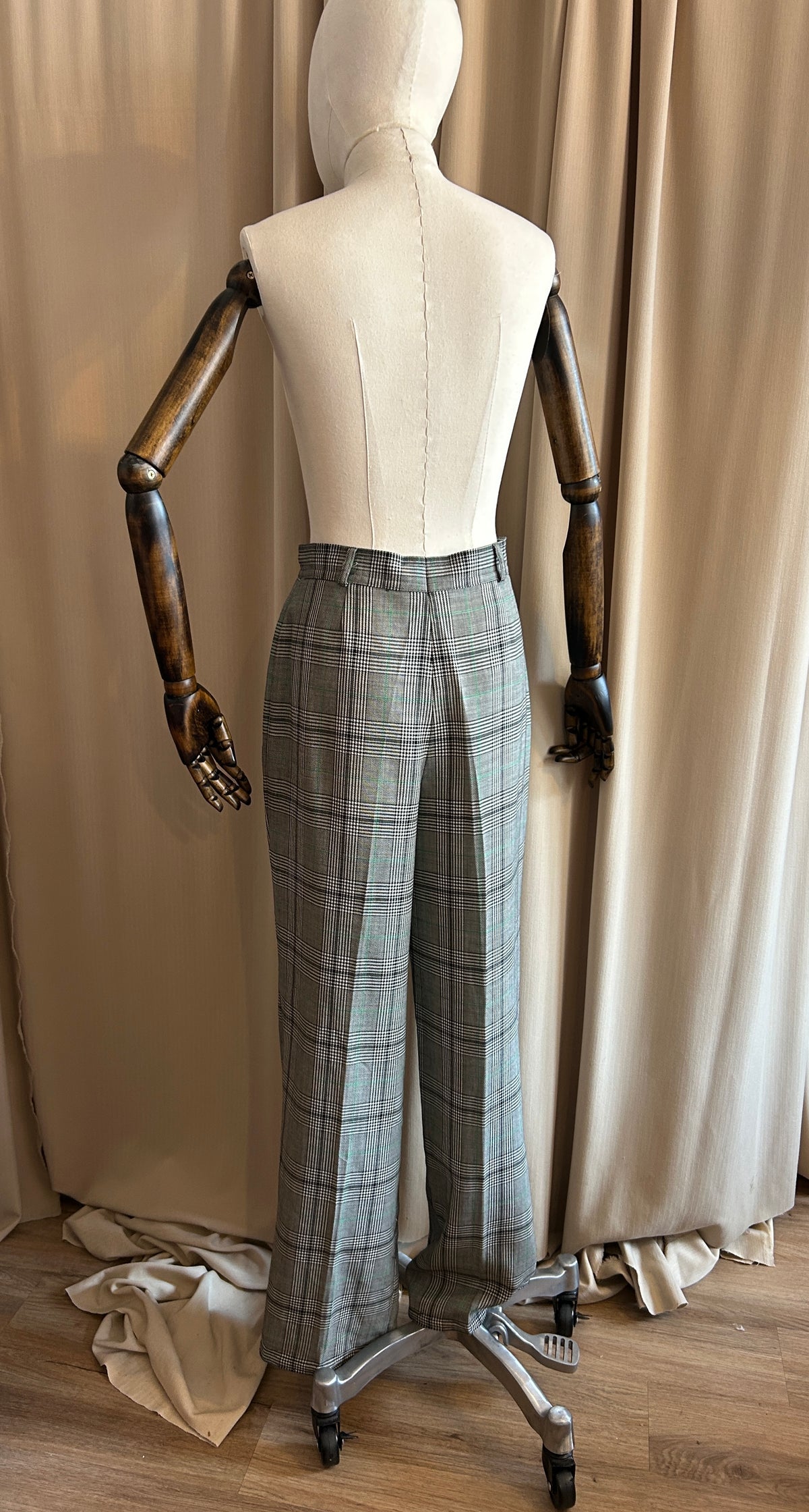 Escada Check Trousers
