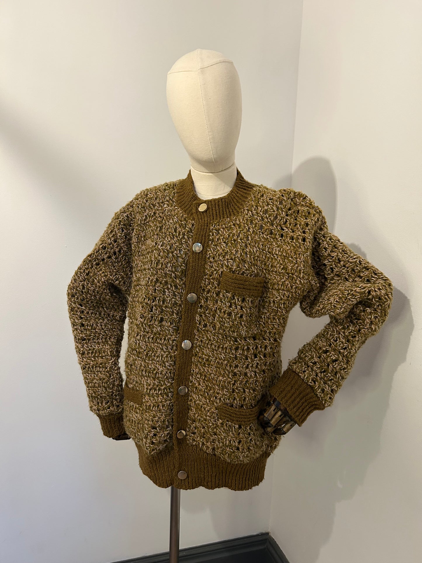 Chunky Brown Cardigan